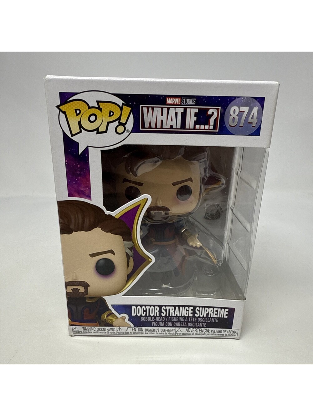 Doctor Strange Supreme Funko Pop What If #874 Marvel Collectible